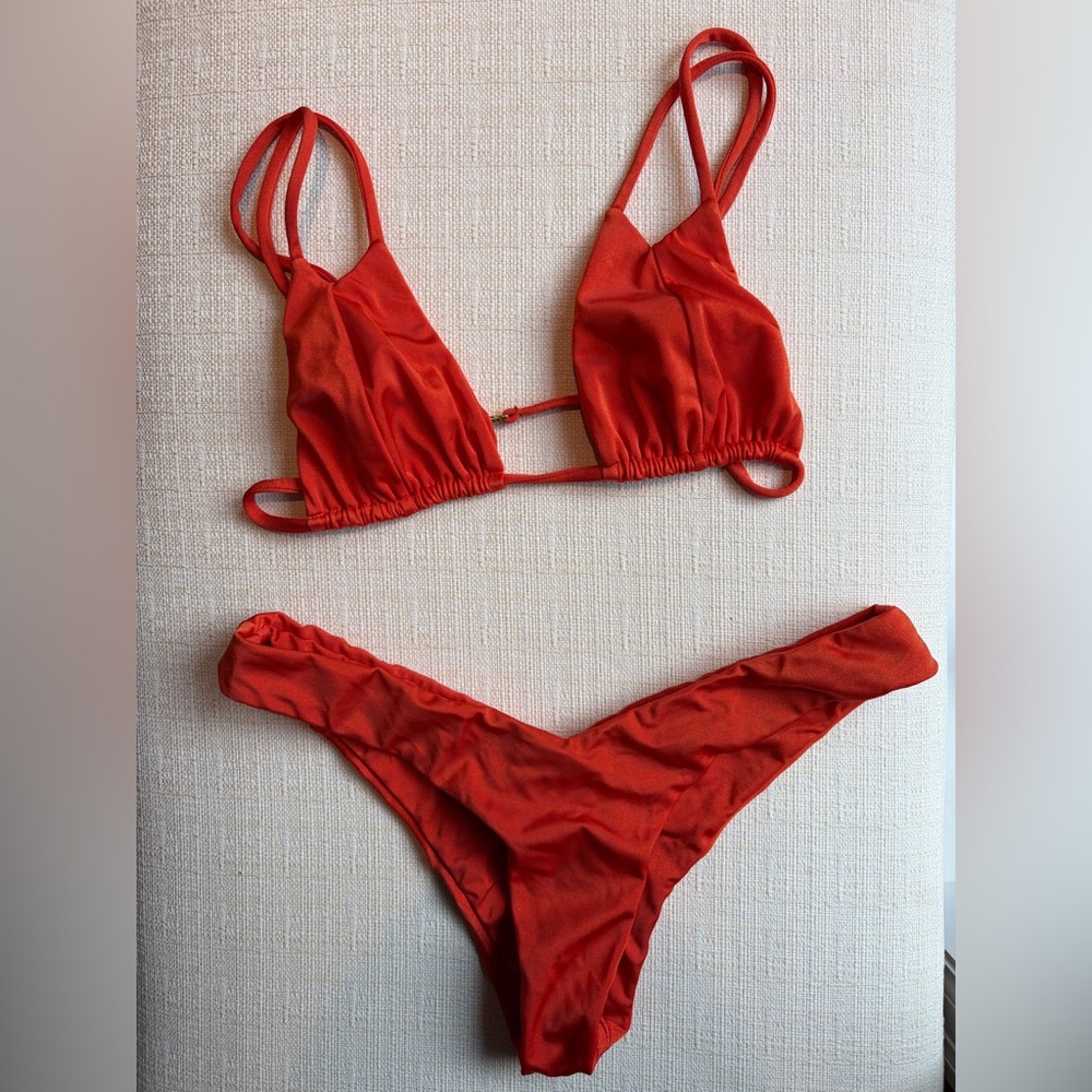 Sommer Swim Daria Bikini Set Size M in Chili